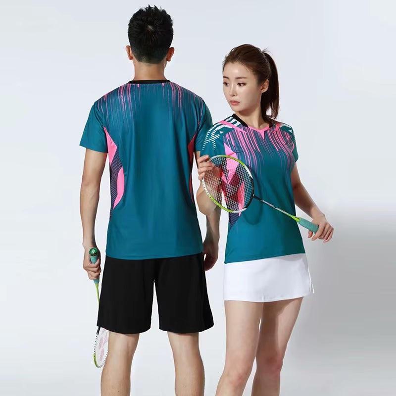 NEW Tennis Shirts Women Men Sports Clothes Badminton Wear Shirts Table Tennis Game Shirts Clothes Exercise POL O Clothes