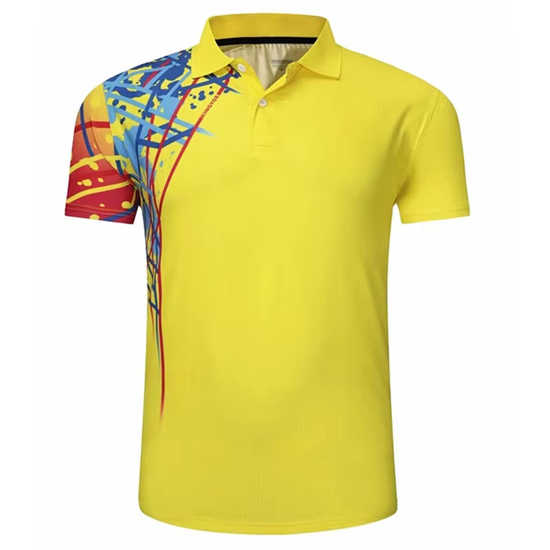 NEW Tennis Shirts Women Men Sports Clothes Badminton Wear Shirts Table Tennis Game Shirts Clothes Exercise POL O Clothes