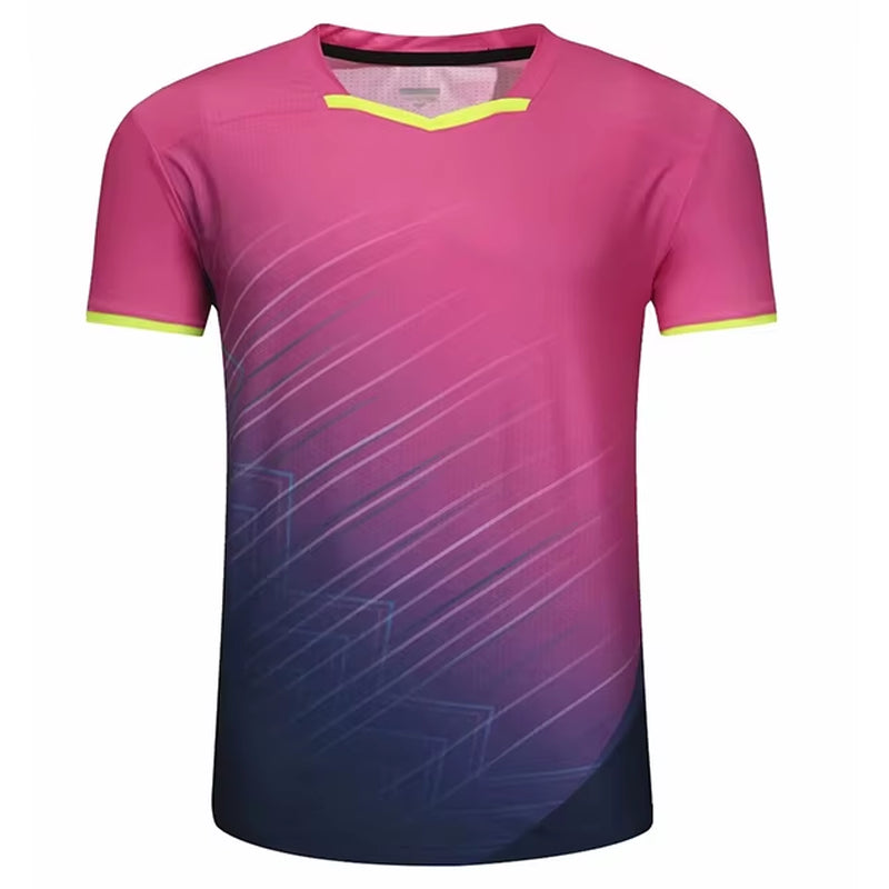 NEW Tennis Shirts Women Men Sports Clothes Badminton Wear Shirts Table Tennis Game Shirts Clothes Exercise POL O Clothes